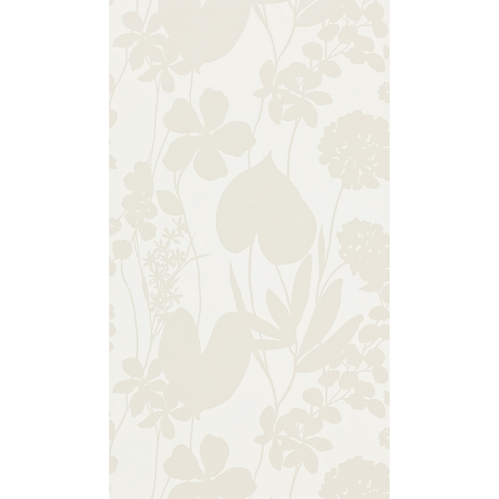 Nalina Floral Wallpaper 111053 By Harlequin In Pearl White